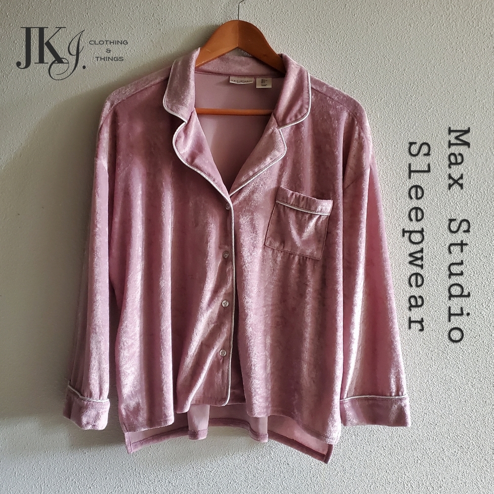 Max Studio Sleepwear Women's Pajama Tops